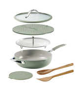 Tramontina 7 Pc All in one Plus Set Ceramic InL- Green - $62.43 CAD