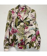 TOMMY BAHAMA Women’s Size Small Pajama Long Sleeve Shirt Floral - $15.90