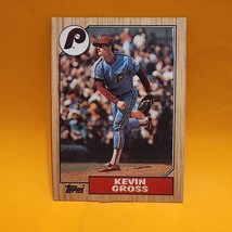 1987 Topps #163 Kevin Gross Philadelphia Phillies Baseball Card - £0.96 GBP