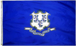 Connecticut - 2&#39;X3&#39; Nylon Flag - £26.82 GBP