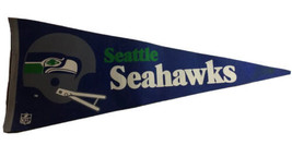 Vintage Original 1970s Seattle Seahawks Nfl Football Helmet 30 X 12 Pennant Flag - £14.86 GBP
