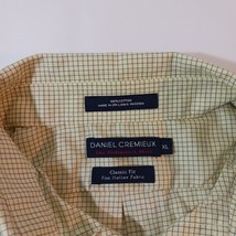 Daniel Cremieux Green & Black Check Men's Short Sleeve Button-Down Shirt Size XL image 3