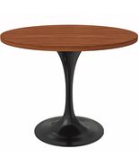 LeisureMod Verve Mid-Century Modern Table with a 36&quot; Round MDF Tabletop ... - $434.27 CAD