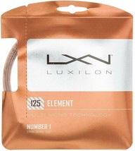 Luxilon - WRZ990105 - Element 125 Tennis String Gauge 16G - Bronze - $18.95