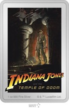 1 Oz Silver Coin 2023 Niue $2 Indiana Jones and the Temple of Doom Poste... - $137.20