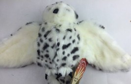 FOLKMANIS PLUSH SNOWY OWL HAND PUPPET - HARRY POTTER HEDWIG TYPE - NEW i... - $29.69
