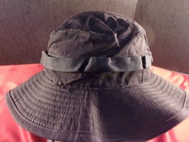 NWOT VITIN GARMENT WOODLAND CAMO PATTERN TYPE III BLACK BOONIE SIZE 7 1/2 - $22.54