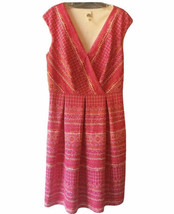 Sangria Dress Size 12 Pink Side Zip - $30.29