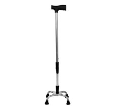 Small Quad Base Cane Walking Stick Cane Ferrules Height Adjustable 4 Fee... - $456.77 MXN