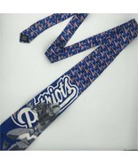 New England Patriots Tie Men&#39;s Blue Gray Team NFL Vintage 90s  - €21,86 EUR