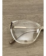 Bella Italia New Plastic Clear Gold, Purple White Cat Eye Eyeglasses Frames - $41.13 CAD