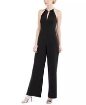 New Calvin Klein Black Embellished Wide Leg Jumpsuit Size 10 $199 - £77.68 GBP