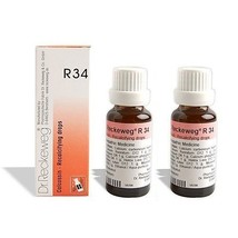 2 LOT X Dr. Reckeweg - Homeopathic Medicine - R34 Recalcifying Drops by Dr. Reck - $11.39