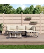 vidaXL Garden Lounge Set Anthracite, Beige - $2,236.08 CAD