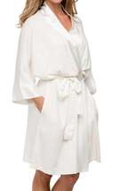 Shala Knit Robe With Pockets And Satin Trim - $45.00+