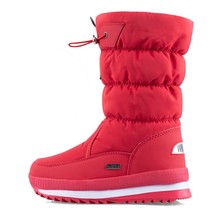 Women Autumn Winter Snow Boots Large Size Thick-Soled High Boots Warm Non-Slip C - £54.26 GBP