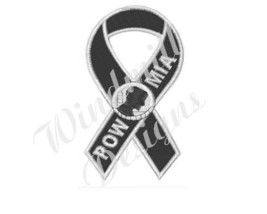 Pow Mia Ribbon - Machine Embroidery Design - £2.62 GBP