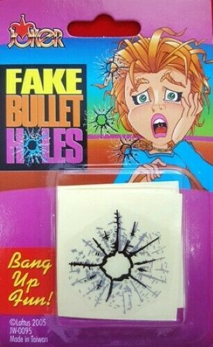 Fake Bullet Holes Decal - Jokes, Gags and Pranks  - $1.97