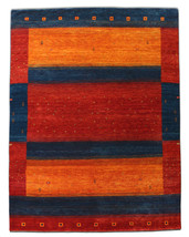 New Exclusive Multi Red Gabbeh Hand Knotted 100% Woolen Area Rugs &amp; Carpet - £155.93 GBP+