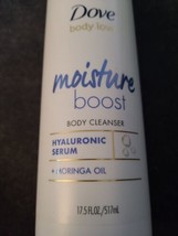 Dove Body Love Moisture Boost Body Cleanser W/ Moringa Oil 17.5 Oz (K29) - £12.58 GBP