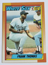 1990 Frank Thomas Topps Rookie Baseball Card #1 Draft Pick # 414 Vintage Mlb - £23.59 GBP