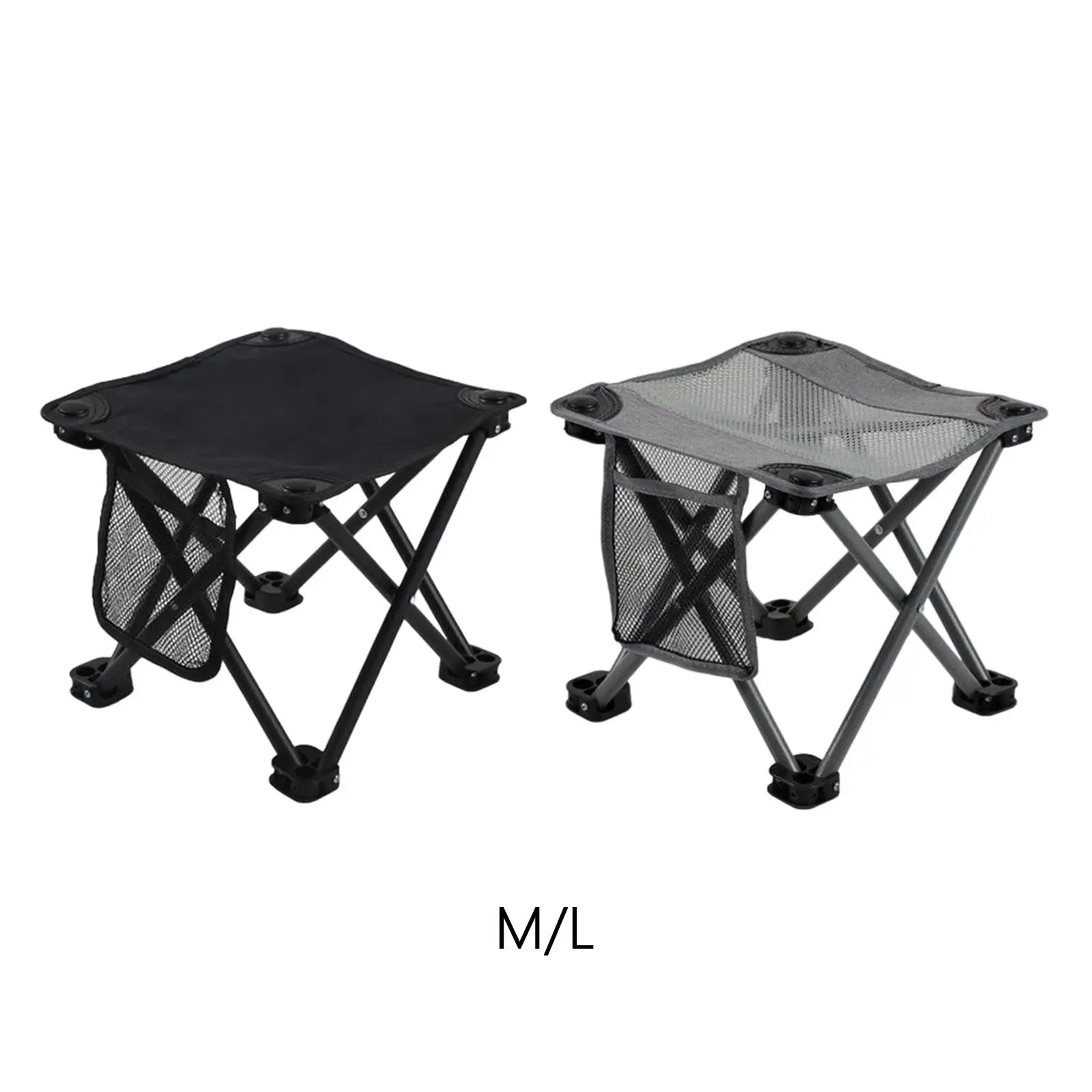 Camping Stool Retractable Foot Stool Lightweight Foldable Fishing Chair Anti - £18.89 GBP+