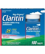 2 Boxes Claritin Allergy Medicine for Adults,*05/2026*10mg, 100 Tablets - $55.45 CAD