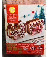 Ship N 24 Hours. Wilton Ready to Biuld Candy Cane Gingerbread Train Kit.... - £31.16 GBP