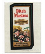Topps Wacky Packages 1973 3rd series Ditch Masters tan back Dutch Master... - $19.99