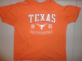 NCAA Texas Longhorns Orange T Shirt XL Free US Shipping - £13.47 GBP