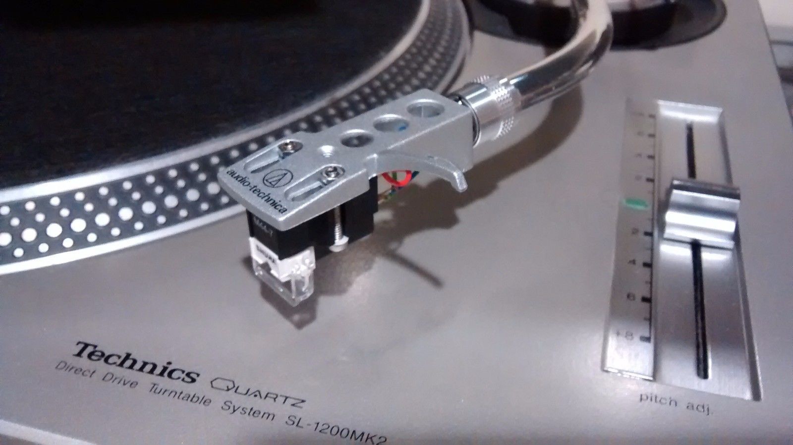 SHURE M447 Competition Turntable Cartridge & Audio Technica Headshell! (Mounted) - $126.21