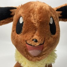 Build-a-Bear Workshop Pokemon Eevee Stuffed Plush 16 in Clean No Sound - £14.70 GBP