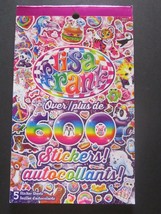 Lisa Frank Sticker Book Over 600 Stickers Unicorn Rainbow Cat Ice Cream Puppy - £5.44 GBP