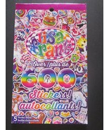 Lisa Frank Sticker Book Over 600 Stickers Unicorn Rainbow Cat Ice Cream Puppy - $6.92