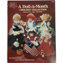VTG A Doll A Month Crotchet Pattern Booklet 1082 American School Of Needlework - £12.94 GBP