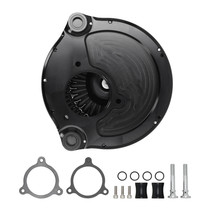 Black Air Filter Cleaner Intake Element For Harley M8 Softail Touring Dyna - £82.82 GBP