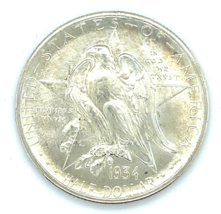 1934 50C Texas Commemorative Half Dollar in Choice+ BU Condition, Eye Ap... - $197.99