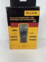 Fluke 179 True RMS Digital Multimeter Backlight Temp CAT III 1000V AC/DC... - €330,85 EUR Fluke 179 True RMS Digital Multimeter Backlight Temp CAT III 1000V AC/DC... - €330,85 EUR