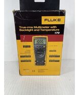 Fluke 179 True RMS Digital Multimeter Backlight Temp CAT III 1000V AC/DC... - $542.43 CAD