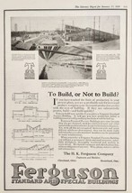 1920 Print Ad Ferguson Standard &amp; Special Buildings Cleveland,OH Brantfo... - $22.44