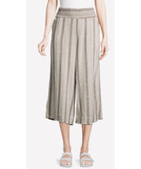 Democracy Linen Blend  Wide Leg Striped Pants with Smocked Waist NWT - £22.05 GBP