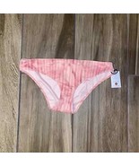 Shade &amp; Shore Medium Coverage Hipster Bikini Pink Tie Dye Bottom sz medi... - $14.45