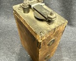 Antique Model A Or T Ford Ignition Coil - Dovetail Wood Box- Restore Or ... - $17.82