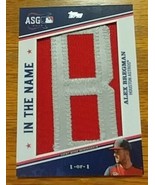 2020 Topps Series 1 In The Name &quot;B&quot; ASG Letter Patch 1/1 - $7,579.75 MXN