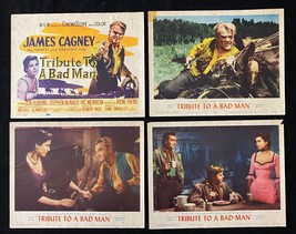 Tribute To A Bad Man set of 8 Original Lobby Cards- James Cagney 1956 - £120.47 GBP