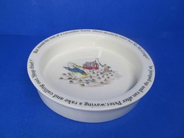 Wedgwood Etruria And Barlaston Peter Rabbit 6 1/2&quot; X 1 1/2&quot; Childs Cereal Bowl - £15.18 GBP