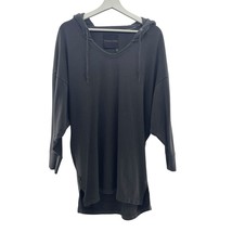 Victoria’s Secret Sz S Hoodie Sweatshirt Oversized Tunic Long V-Neck Lig... - £14.36 GBP