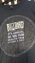 Blizzard Employee Only 2017 5k/10k T-Shirt Size L - $14.99