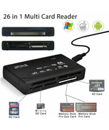 5 Pcs 26-In-1 USB 2.0 High Speed Black Memory Card Reader for CF XD SD M... - £11.98 GBP