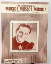 Music Music Music Sheet Music 1950 Lombardo Put Another Nickle In Weiss ... - $12.86